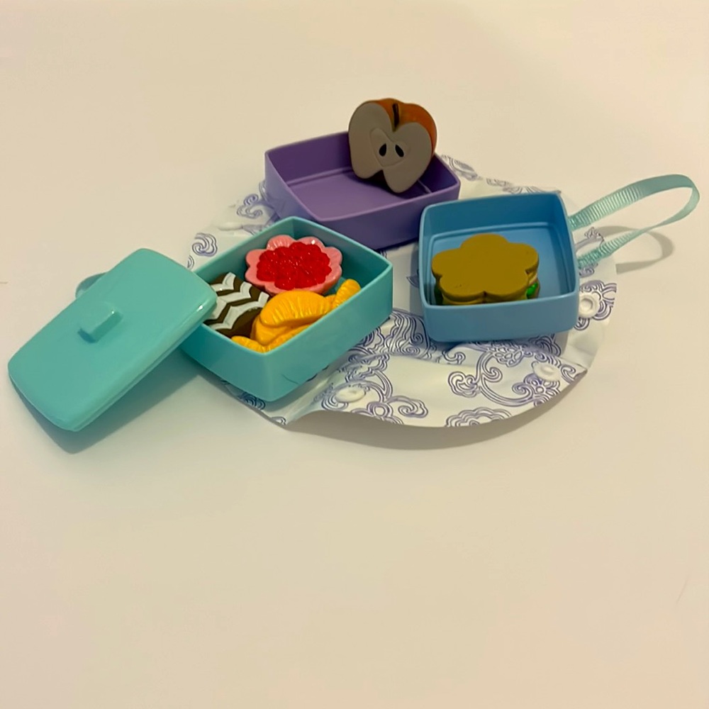 American Girl Doll Stackable Lunch Set